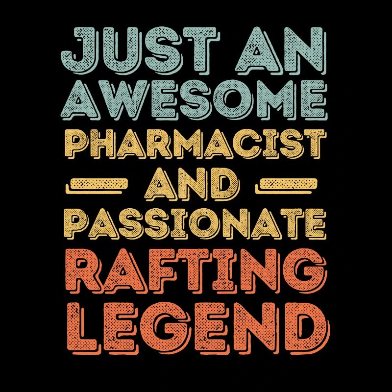 Pharmacist Rafting legend retro