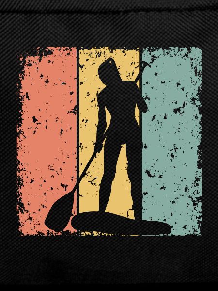 Women Paddleboard retro