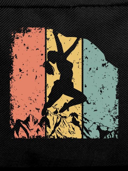 Women Climbing retro