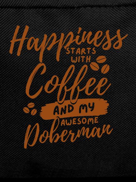 Coffee Doberman lover