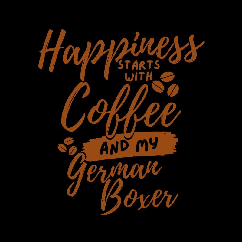 Coffee German-boxer lover