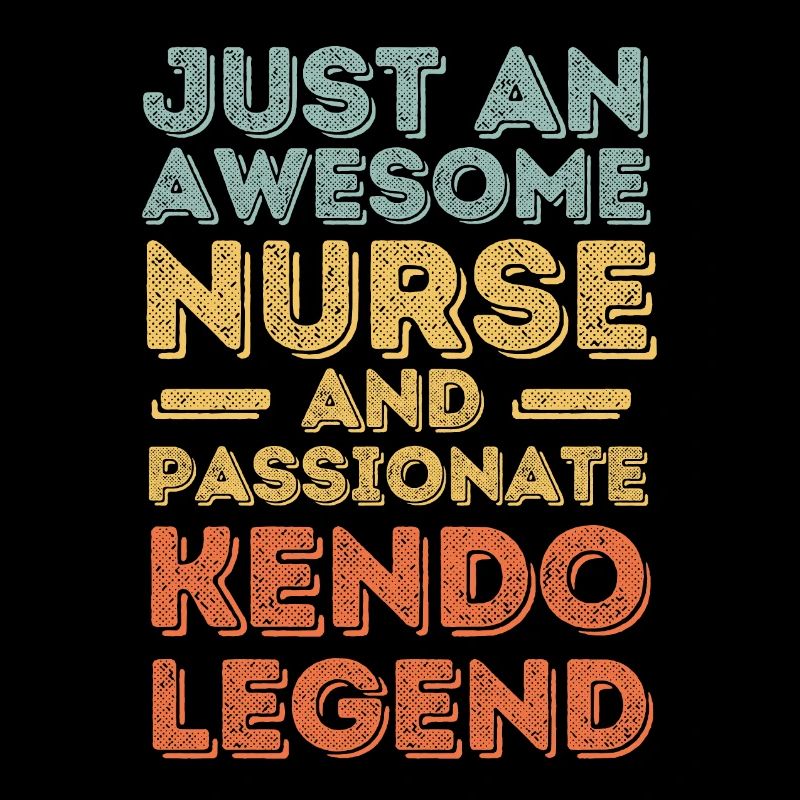 Krankenschwester Kendo Legende retro