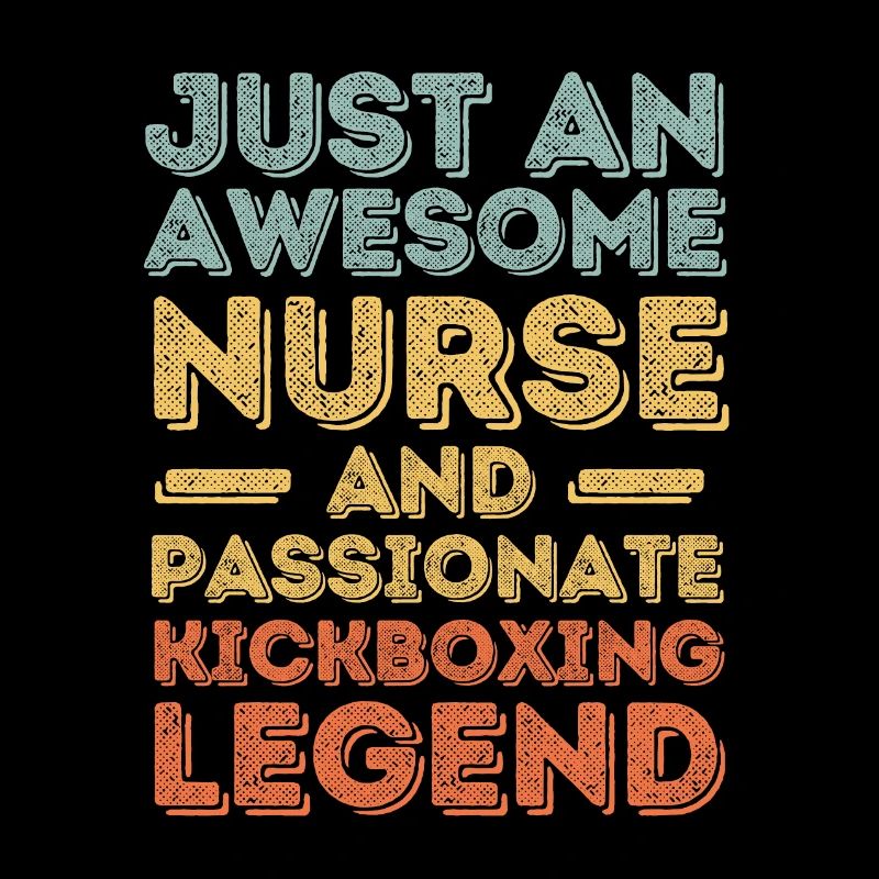 Krankenschwester Kickbox-Legende retro