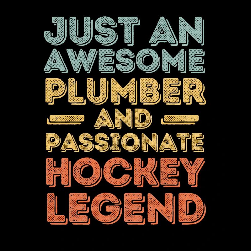 Plumber Hockey legend retro
