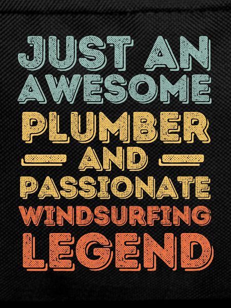 Plumber Windsurfing legend retro