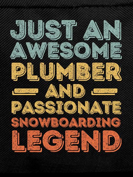 Plumber Snowboard legend retro