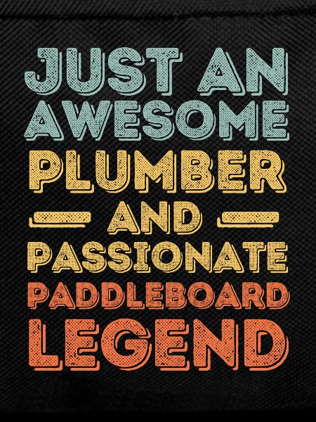 Plumber Paddleboard legend retro