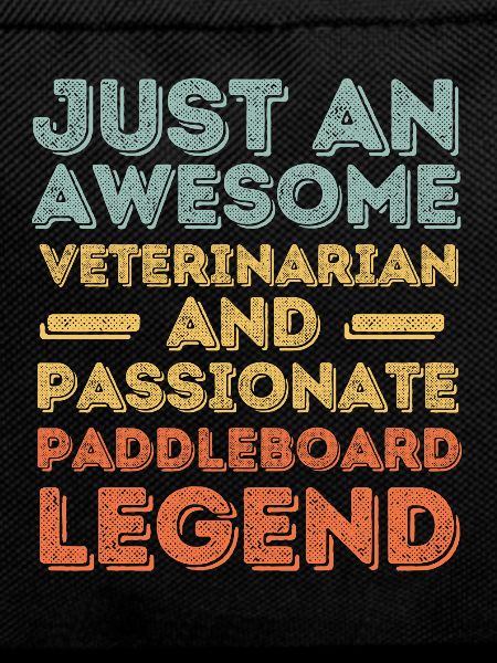 Veterinarian Paddleboard legend retro