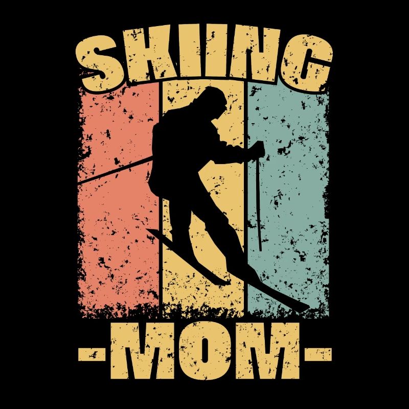 Maman skieuse