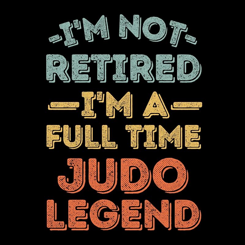Retired and judo legend