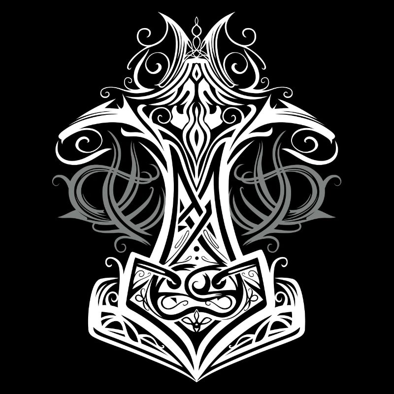 Thors Hammer Mjolnir Wikinger Symbol