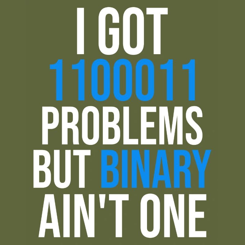 I got 99 problems but binary ain't one