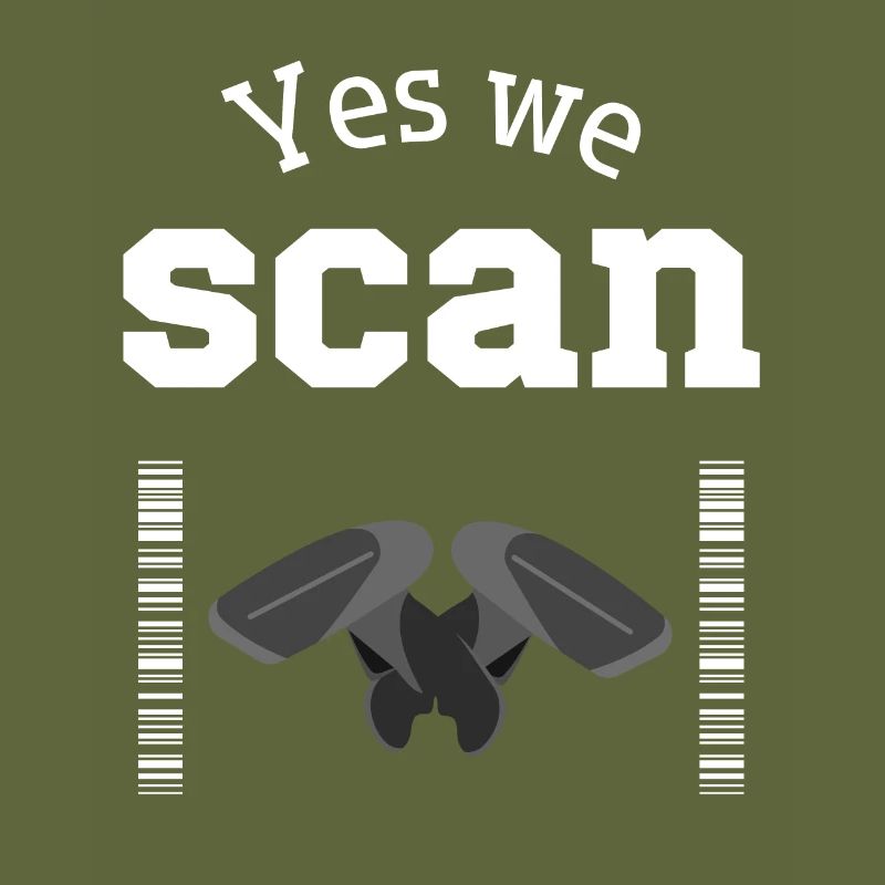 Yes we scan, Scanner, Barcode