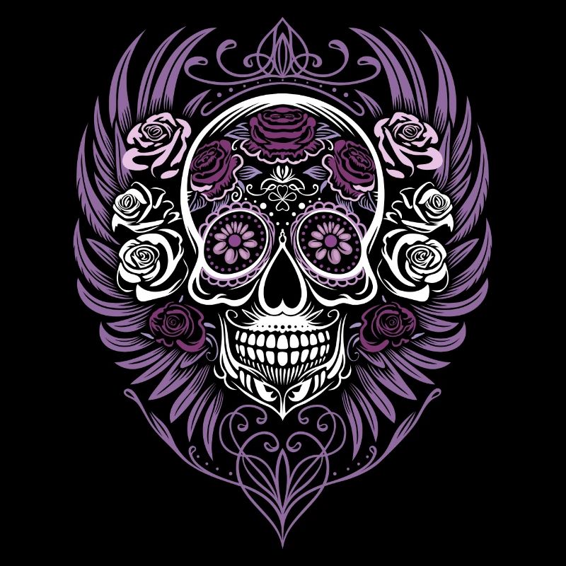 Sugar Skull Halloween Wings