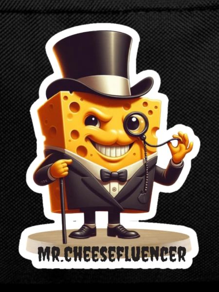 Mr Cheesefluencer Cheese Charm