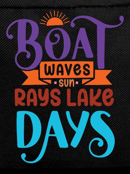 Boat Waves Sun Rays Lake Days