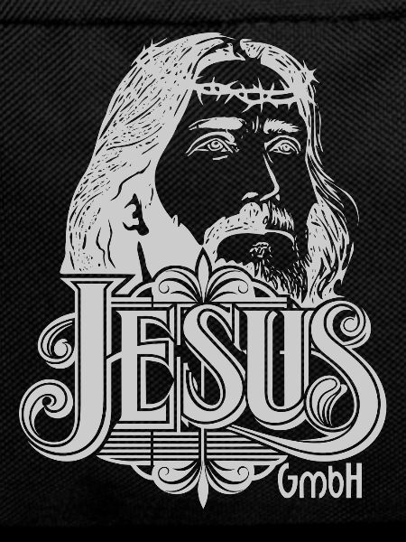Jesus Kopf hellgrau