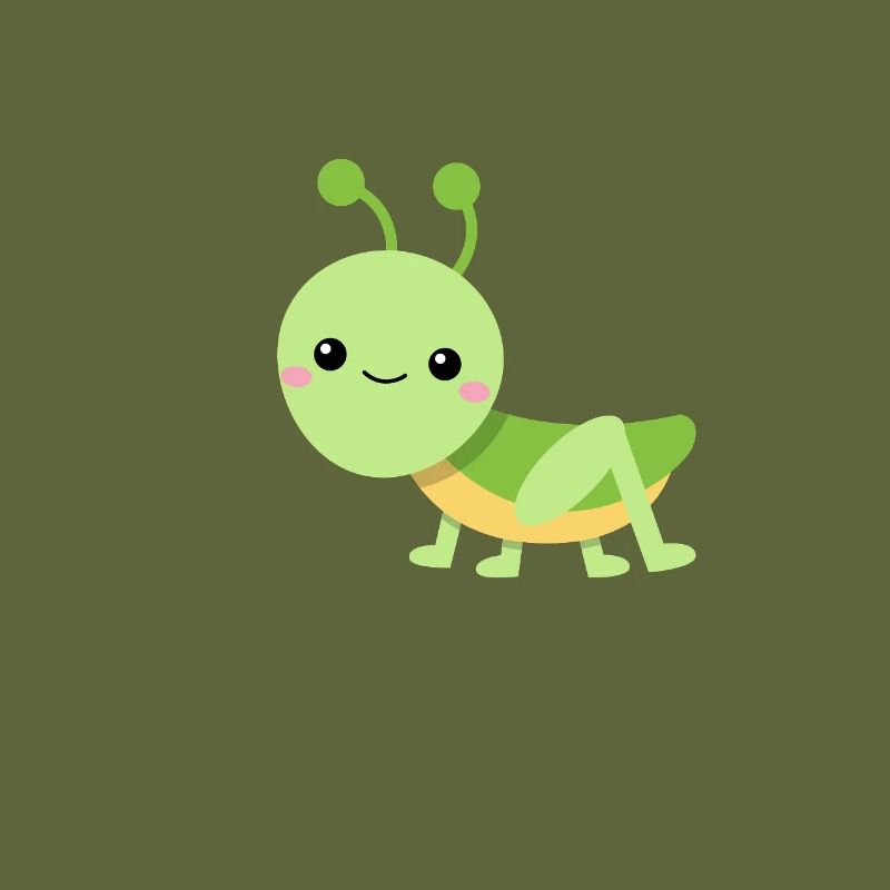 Lively grasshopper