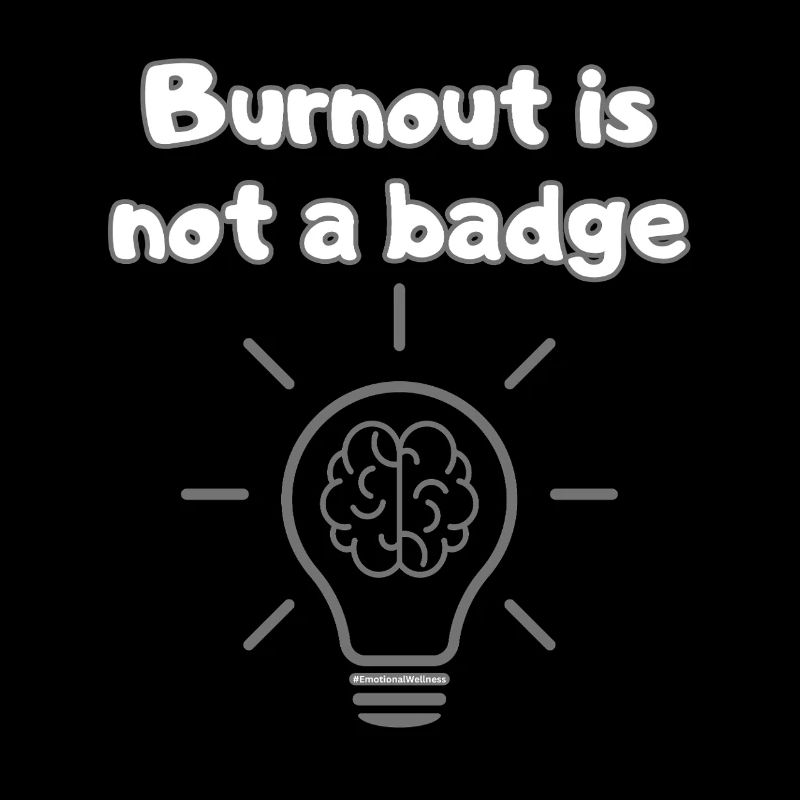 Anti-Burnout Shirt – Wellness First Statement