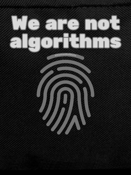 Mensch statt Algorithmus – Statement T-Shirt