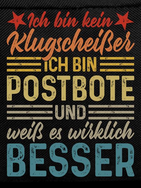 Postbote - Ich bin kein Klugscheißer