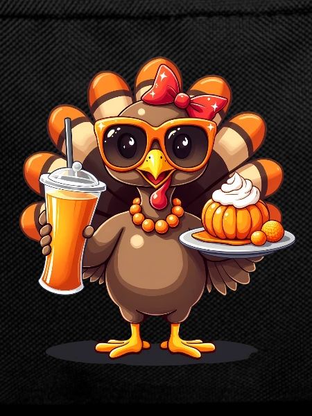 Thanksgiving Turkey with Sunglasses