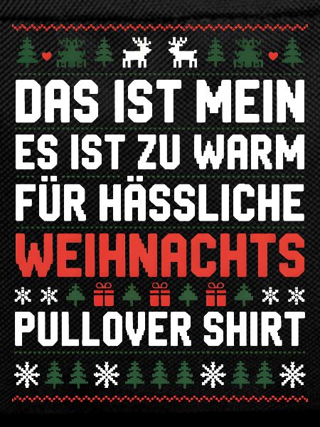 Zu warm für hässliche Weihnachtspullover