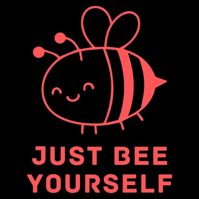 Biene dich einfach niedlich, Bienenlogo