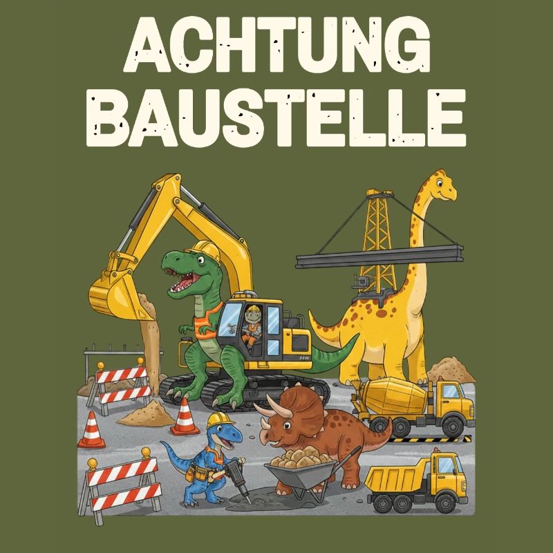Dinosaurier Baustelle