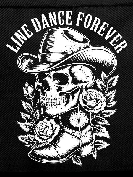 Bone Cowboy with Flower Frame