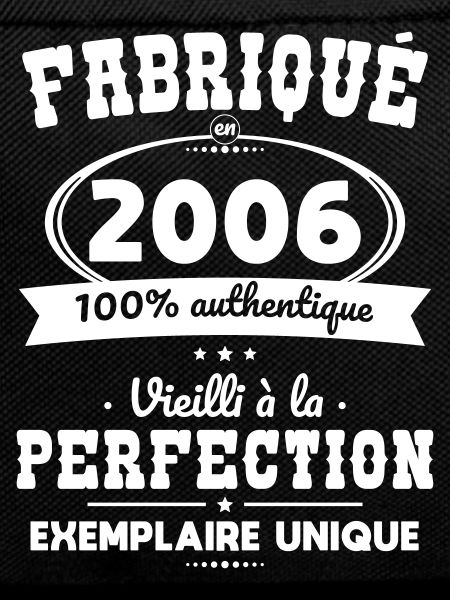 Made in 2006 – Aged to perfection