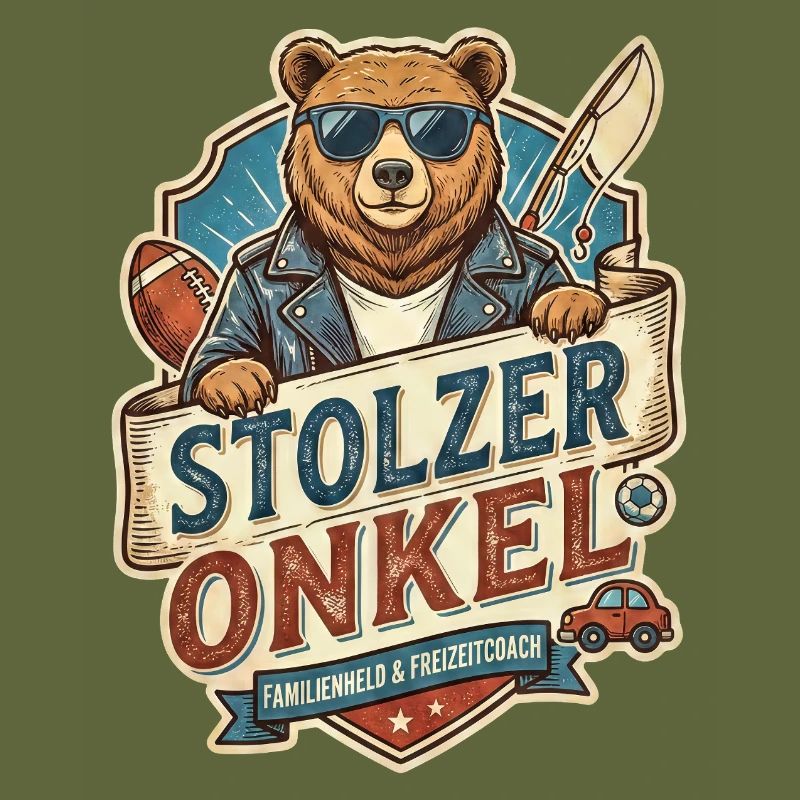 Stolzer Onkel Bär – Freizeitheld