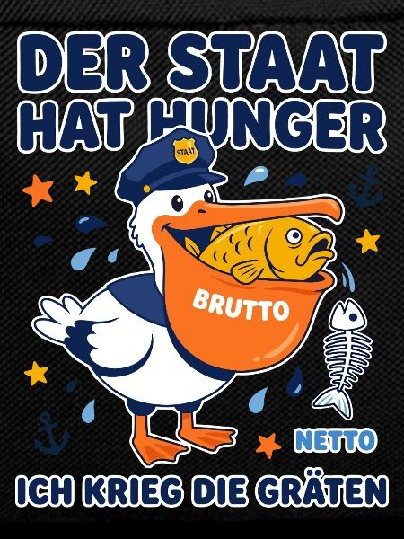 The state is hungry pelican