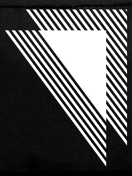 Geometric Triangles Diagonal Monochrome Grid