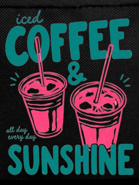 Sunshine Iced Coffee Vibes