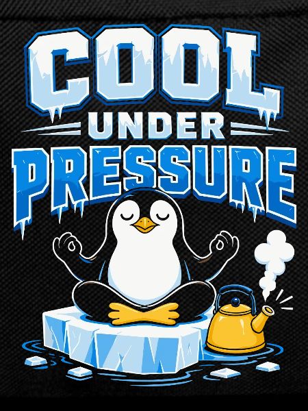 Cool Under Pressure Pinguin Meditation