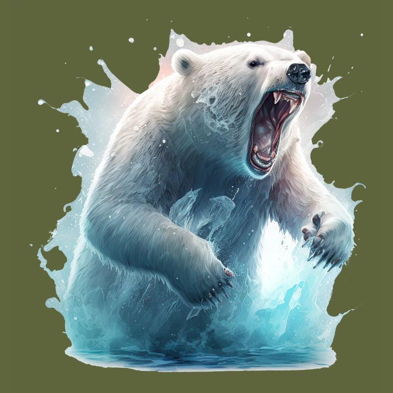 Wütender Eisbär