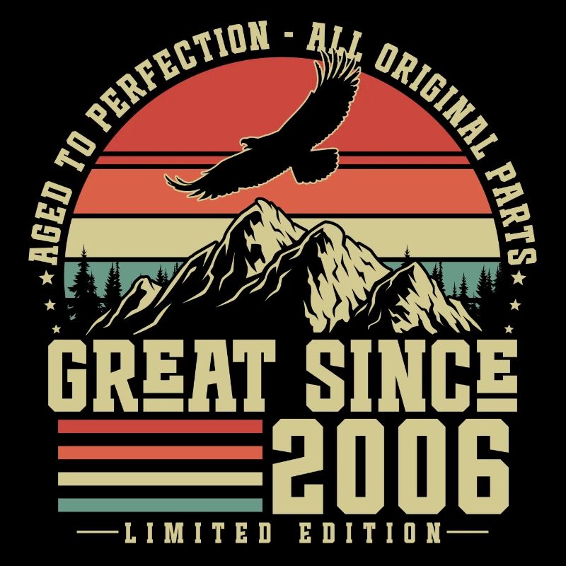 Great Since 2006 Vintage Birthday Retro