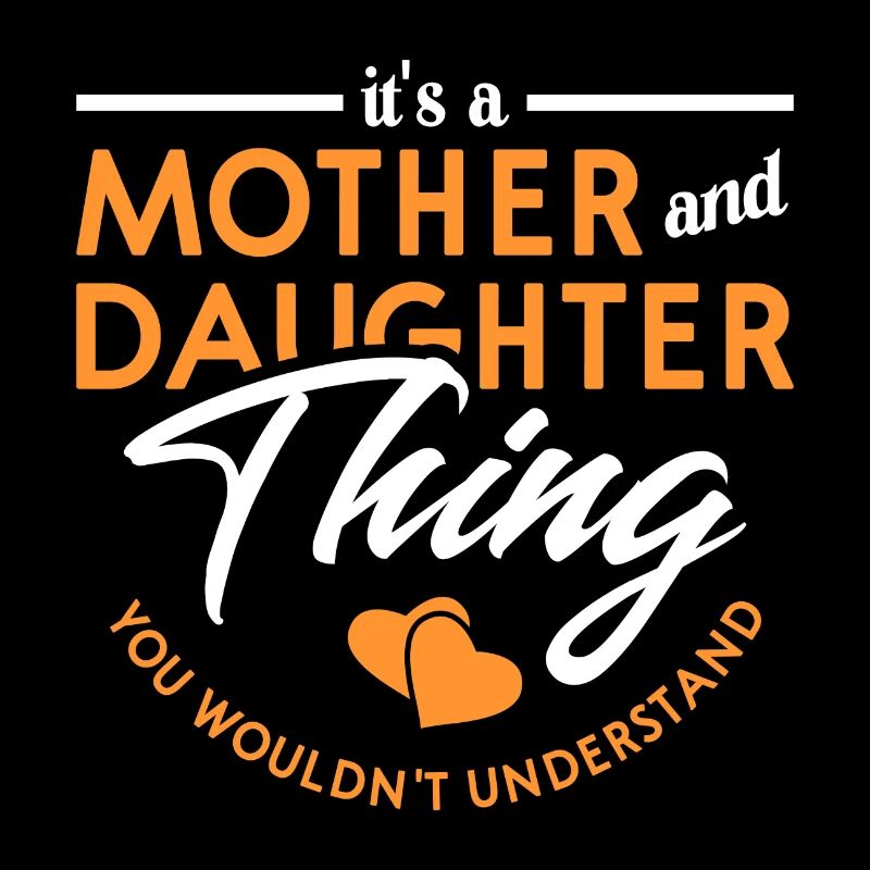 Mutter und Tochter lieben