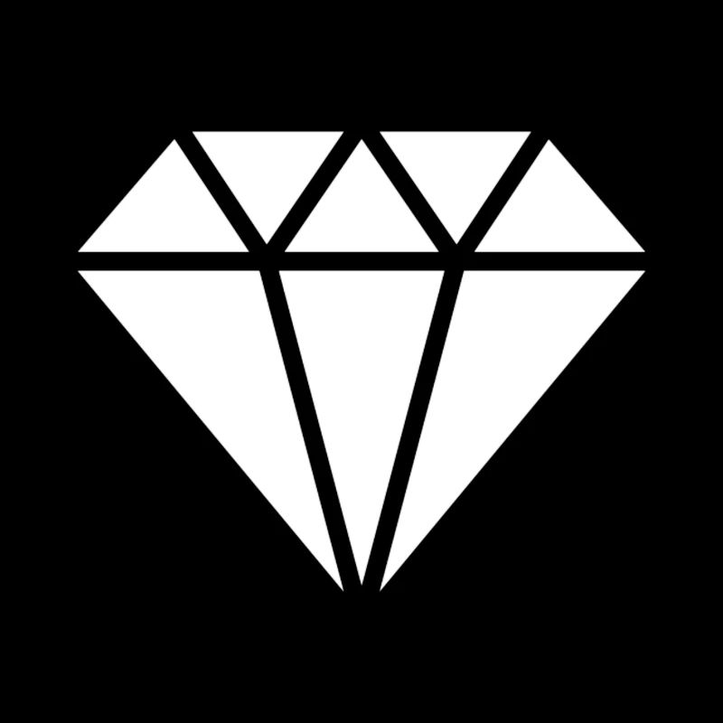 White diamond patterned design
