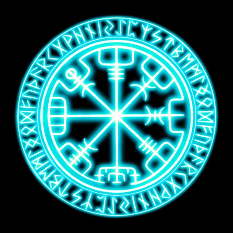 Vegvisir neon