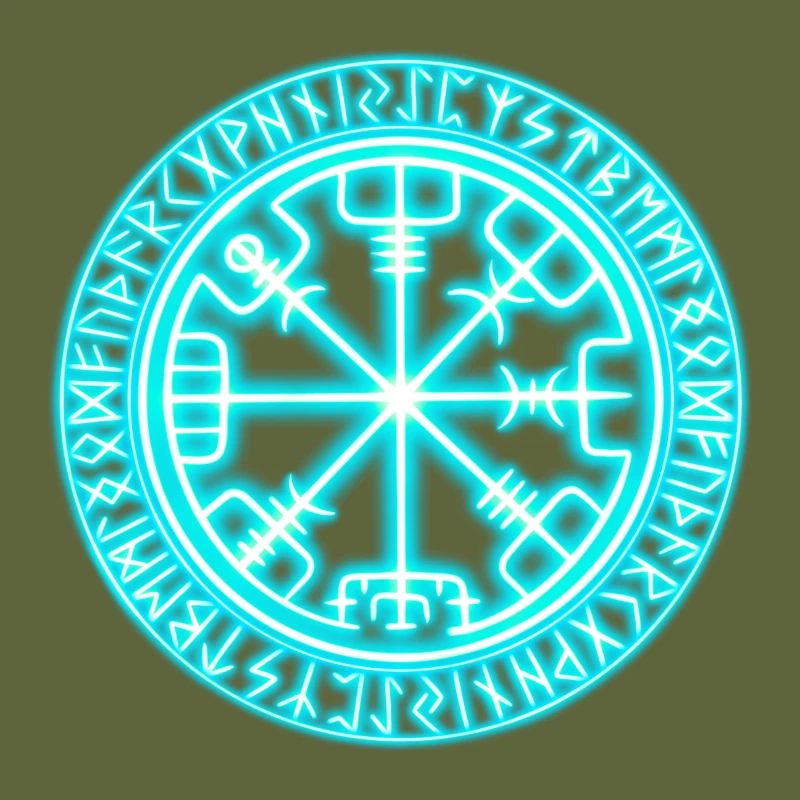 Vegvisir neon