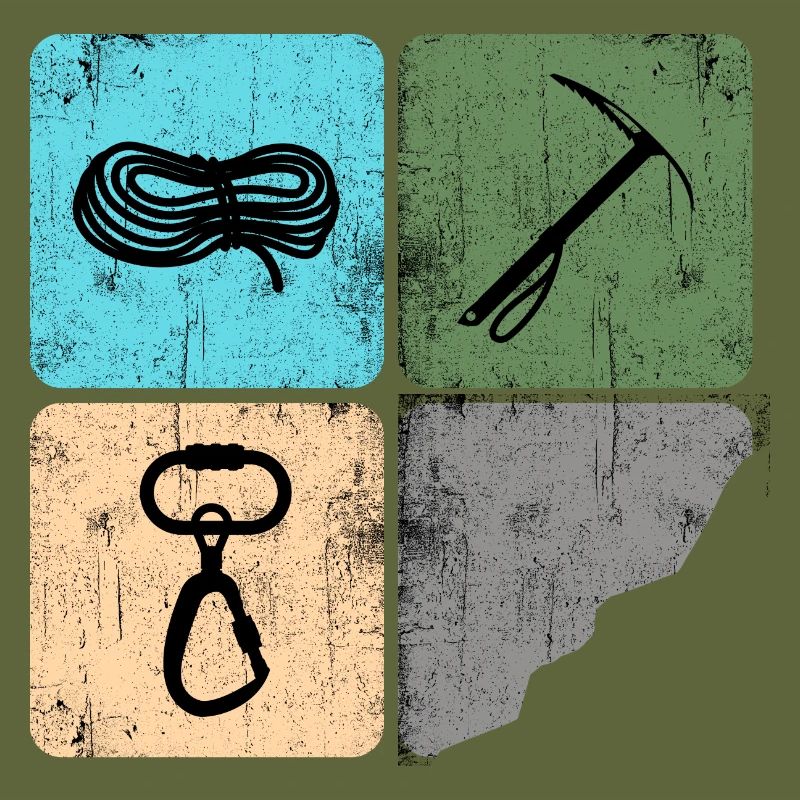 Klettern Bergsteiger Bergfex Eispickel