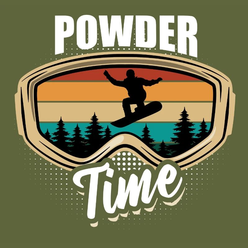 It's Powder Time, Snowboard, Halfpipe, Wintersport