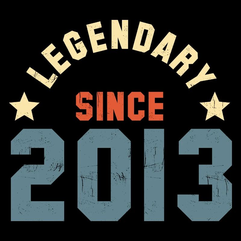 Vintage Legendary since 2013 Geburtstag Retro
