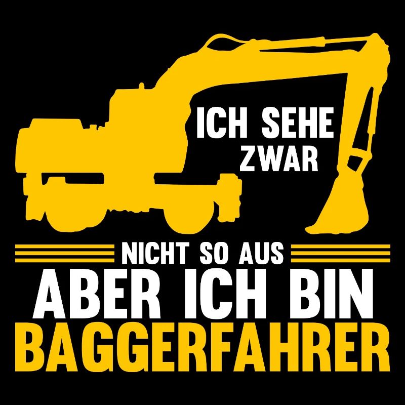 Bagger Fahrer Bagger Bauen Geschenk