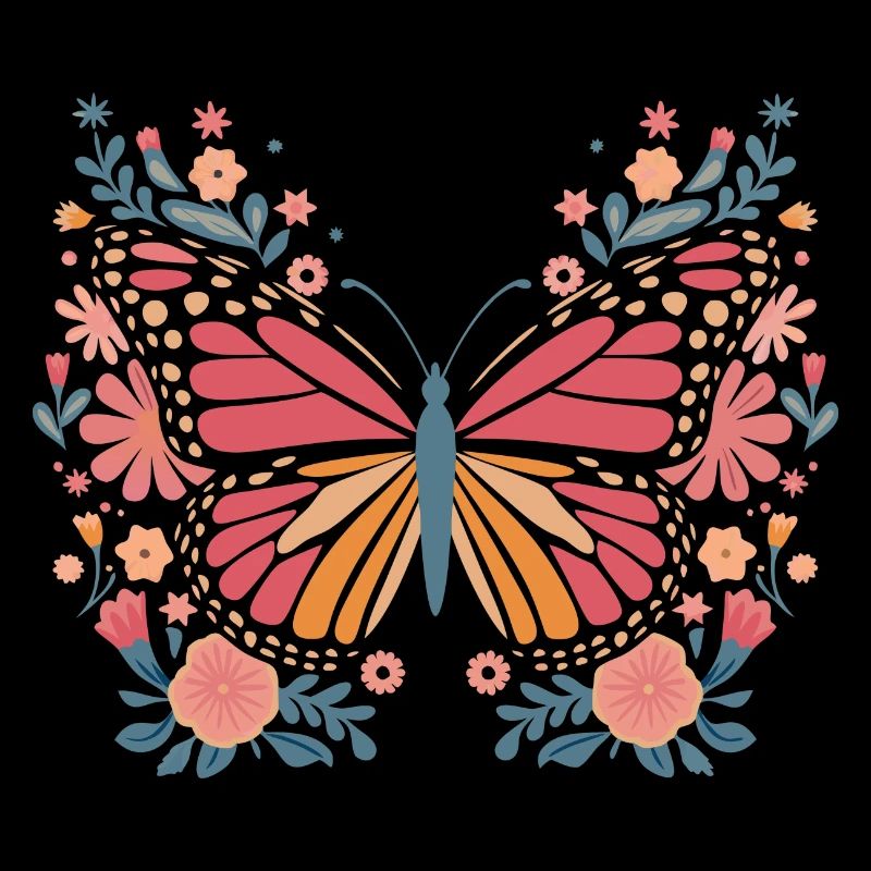 Schmetterling Monarchfalter Bunt Schmetterlinge