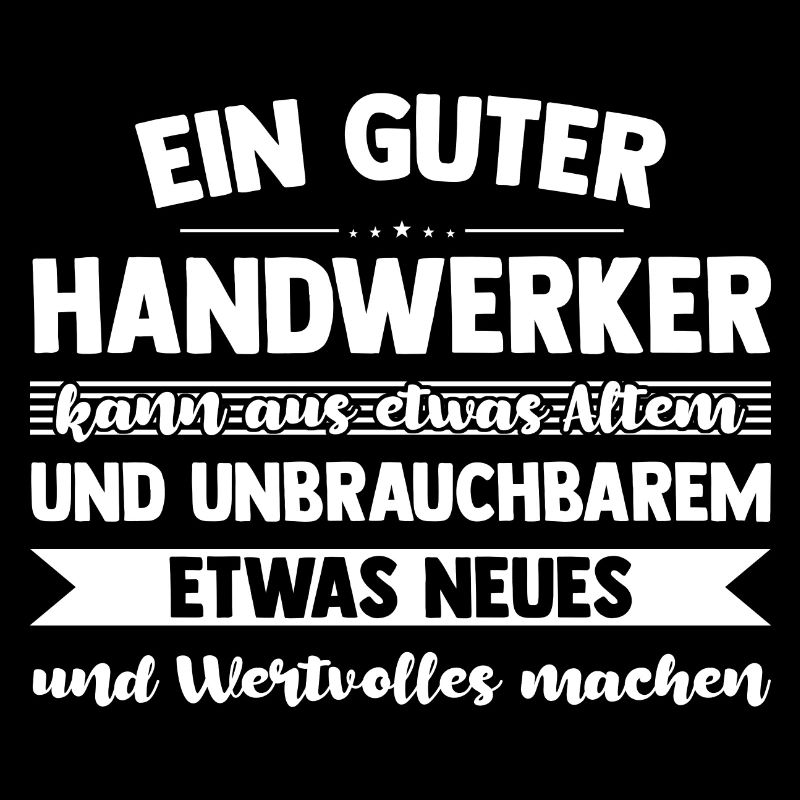 Handwerker Beruf Werkstatt Geschenk