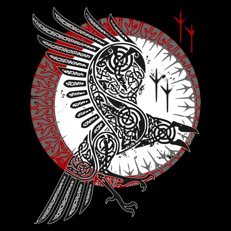 NORSE RAVEN - Walhalla Raben Wikinger