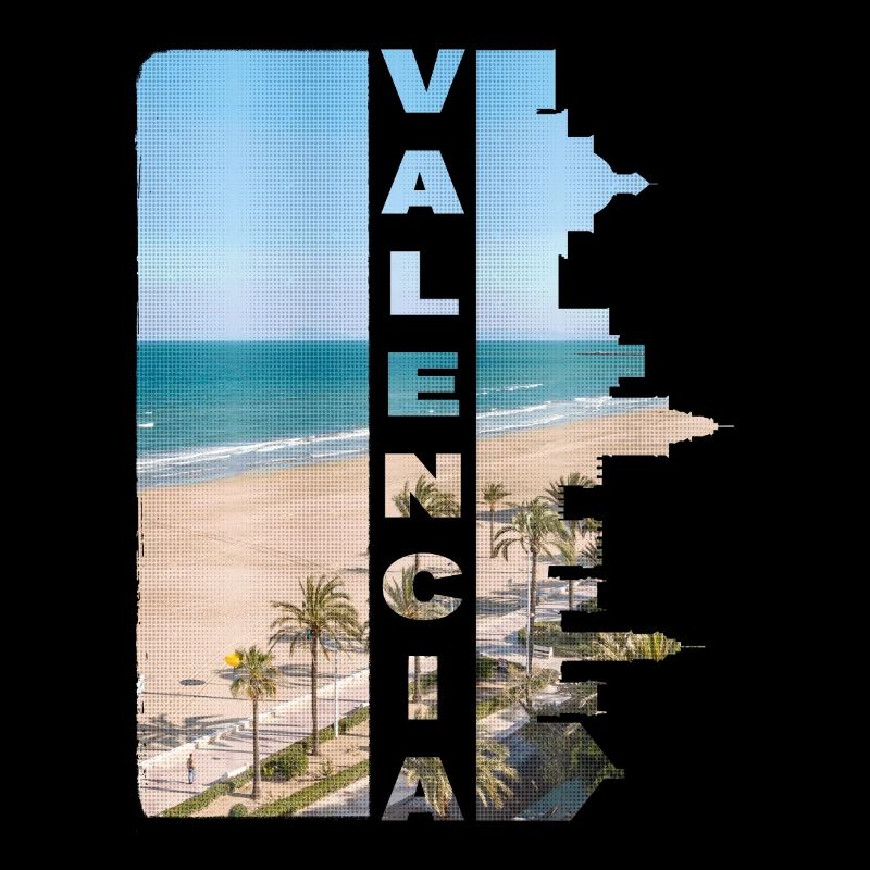 Valencia Spanien Stadt Skyline Urlaub Sommer